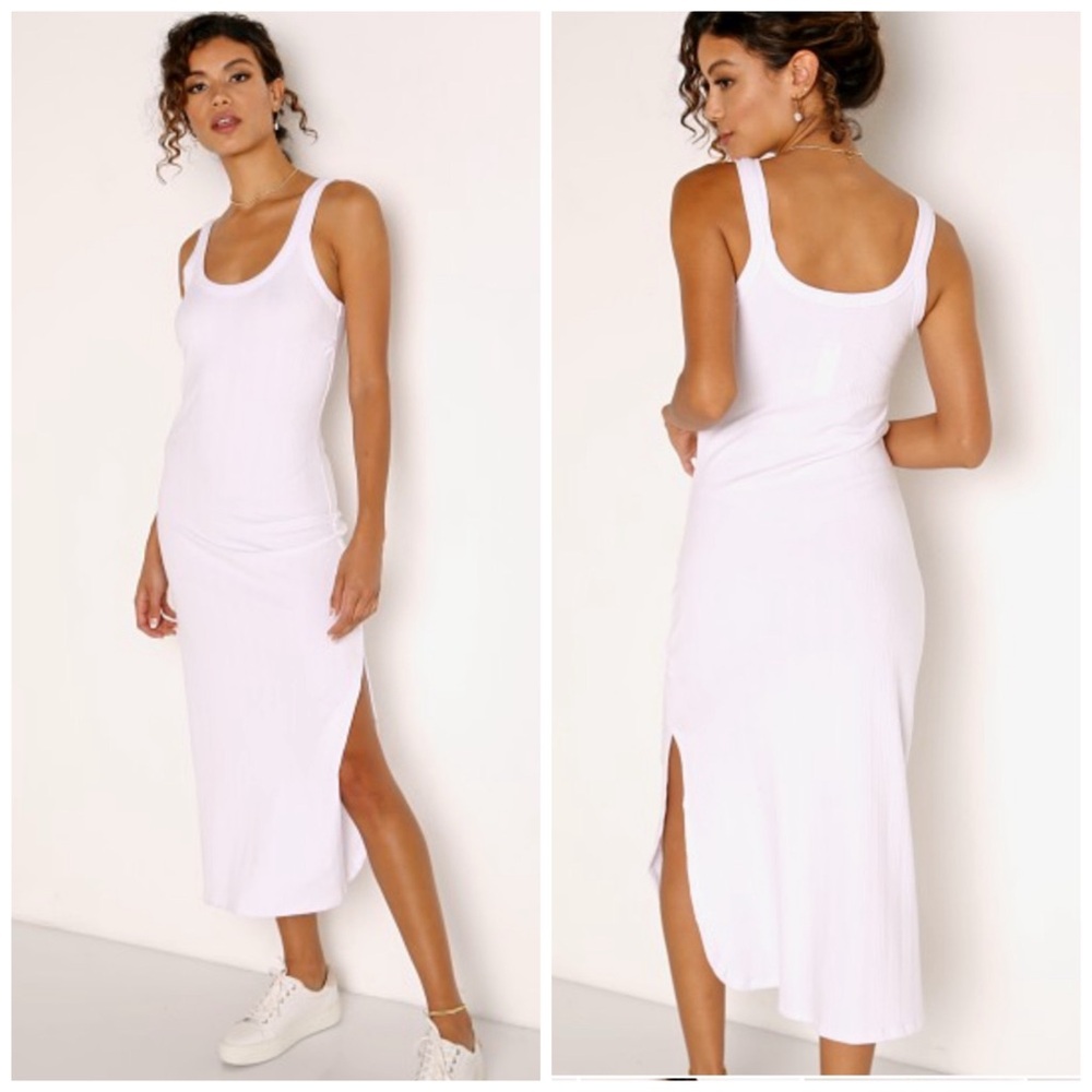 Vitamin A Swim West Ribbed Maxi Tank Dress